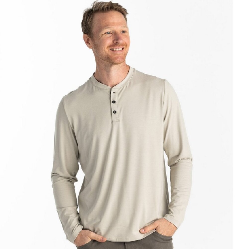 Free Fly Men's Bamboo Flex Long Sleeve Henley
